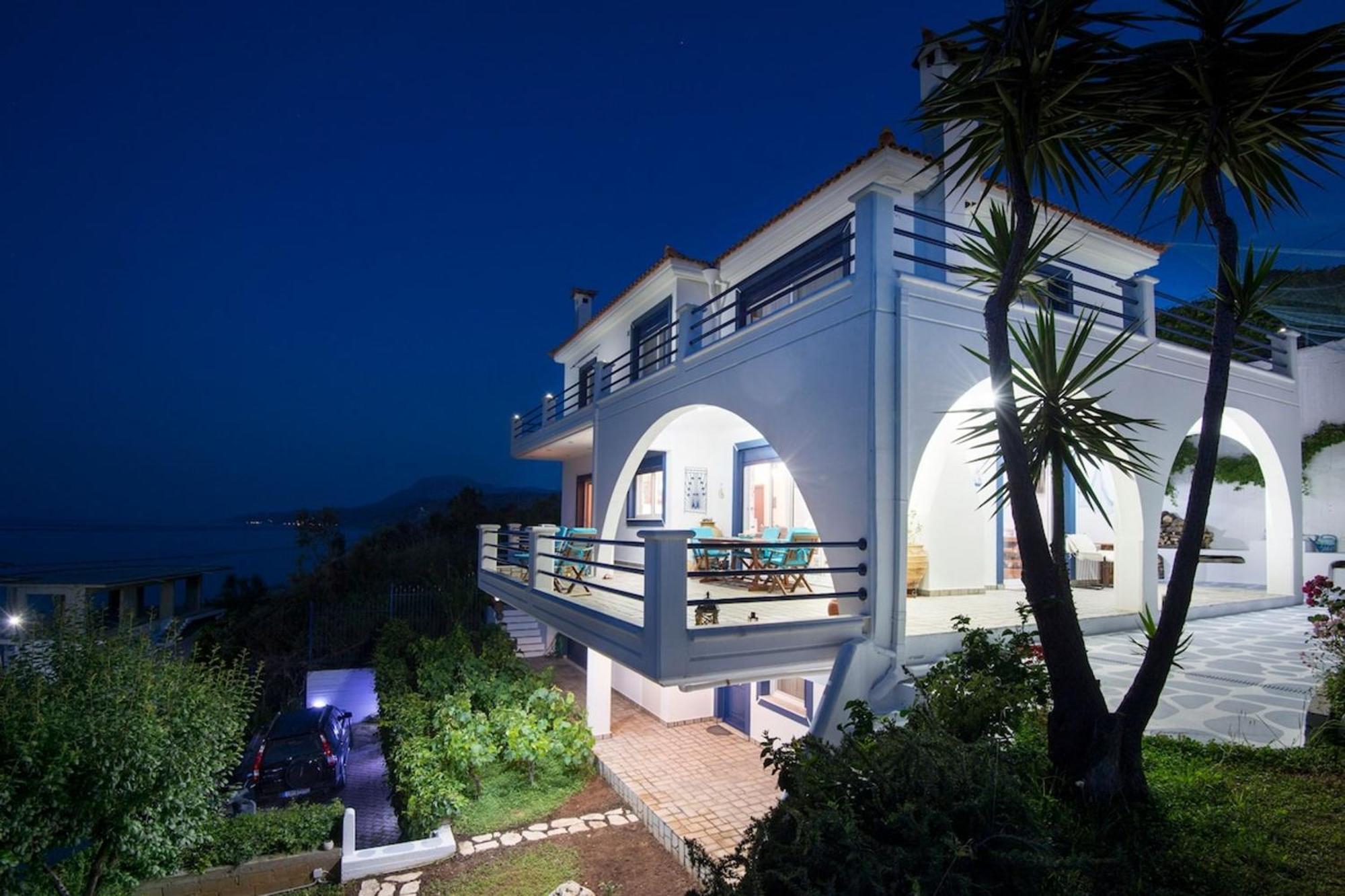 Blue Dream Seaside Villa With Superb Sea Views คีมี ภายนอก รูปภาพ