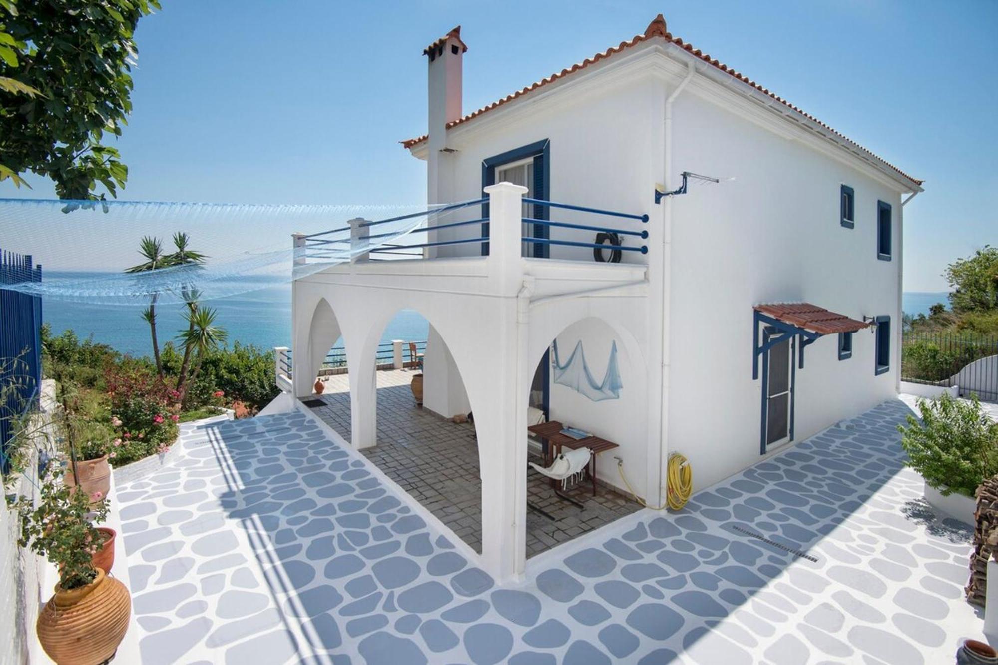 Blue Dream Seaside Villa With Superb Sea Views คีมี ภายนอก รูปภาพ
